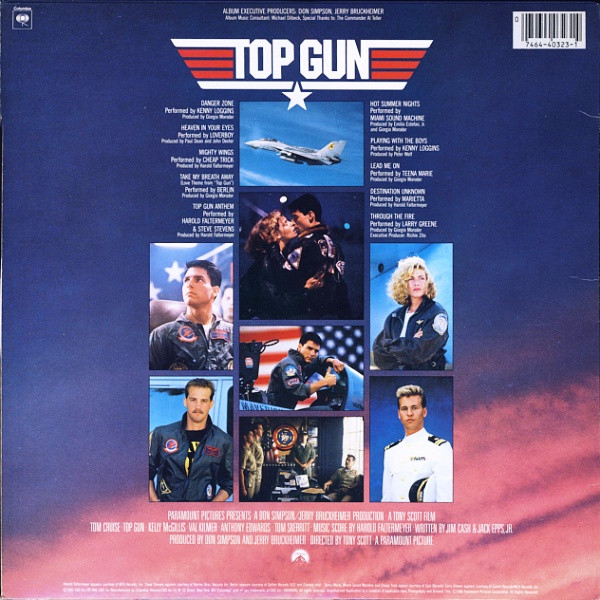 Various - Top Gun (Original Motion Picture Soundtrack) | Columbia (SC 40323) - 2