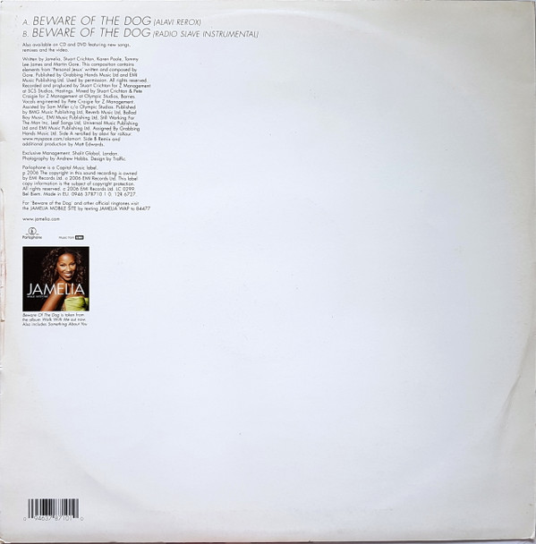 Jamelia - Beware Of The Dog | Parlophone (12R 6727) - 2