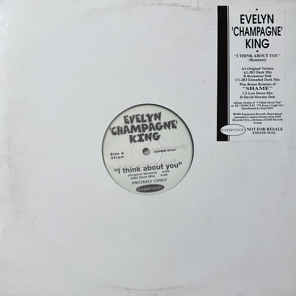 Evelyn 'Champagne' King - I Think About You (Remixes) | Expansion (EXPAND 58-DJ)