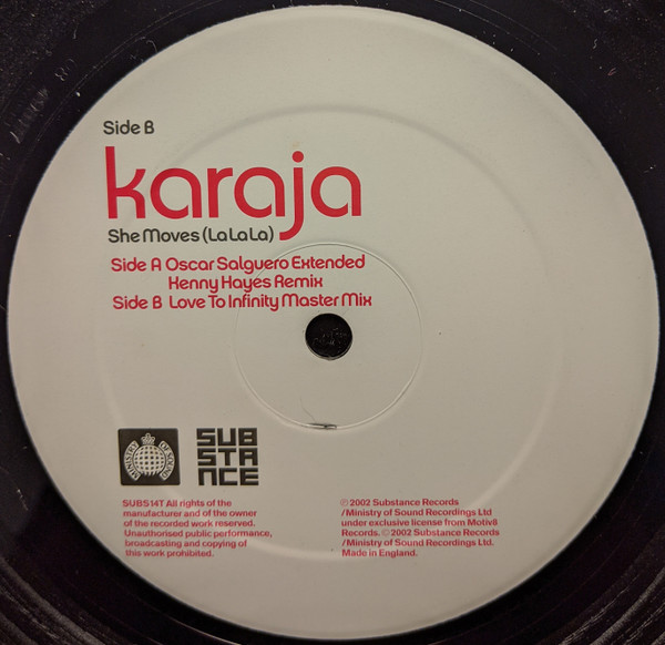 Karaja - She Moves (La La La) | Substance Records (SUBS14T) - 4