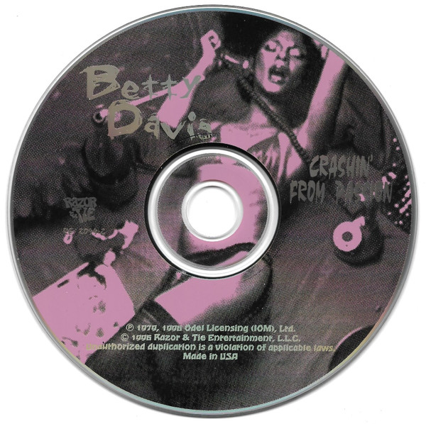 Betty Davis - Crashin' From Passion | Razor & Tie (RE 2044-2) - 3