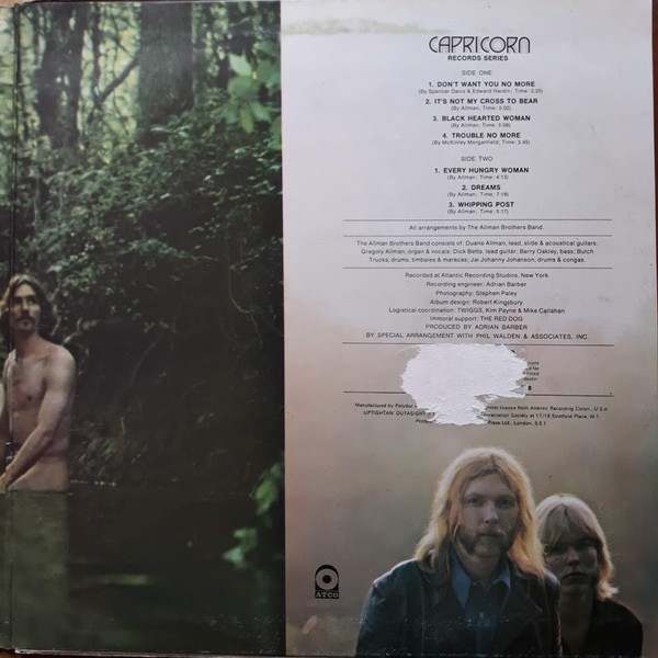 The Allman Brothers Band - The Allman Brothers Band | ATCO Records (228033) - 3