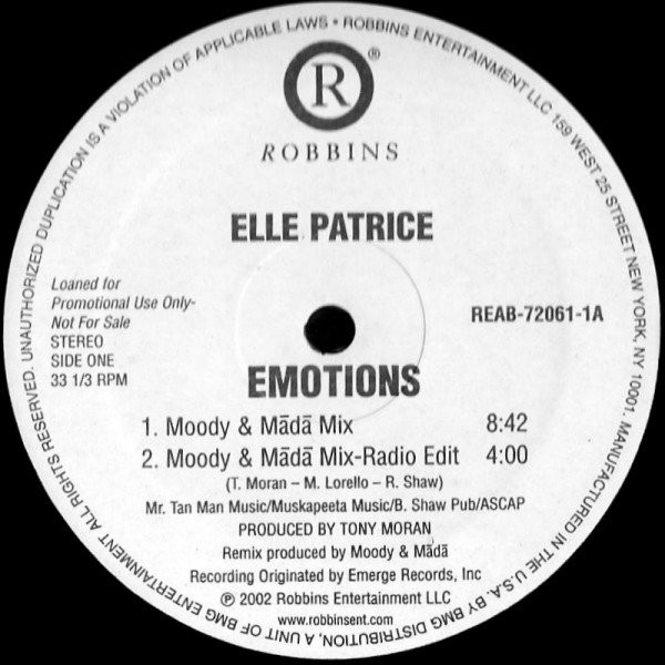 Elle Patrice - Emotions | Robbins (REAB-72061-1)