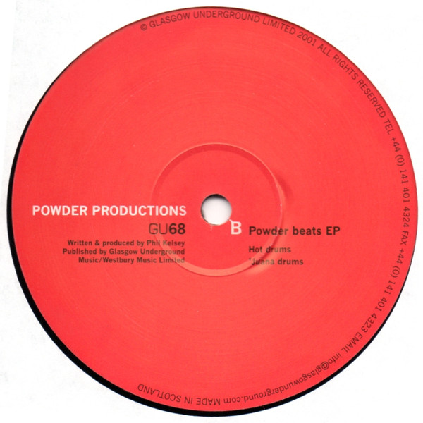 Powder Productions - Powder Beats EP | Glasgow Underground (GU68) - 2