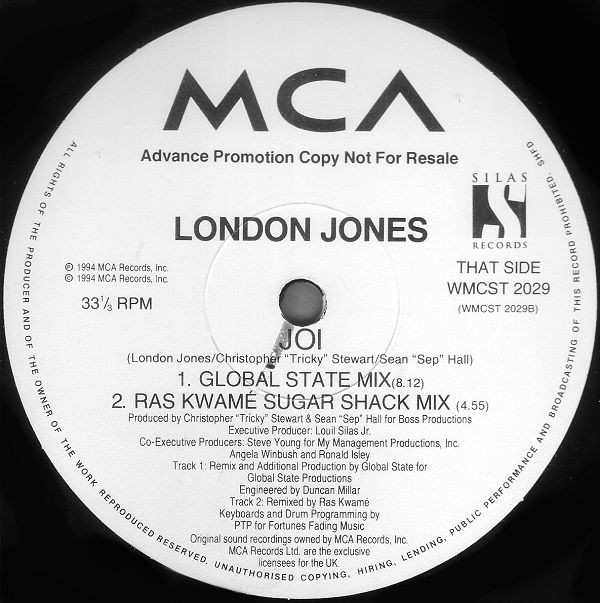 London Jones - Joi | MCA Records (WMCST 2029) - 2