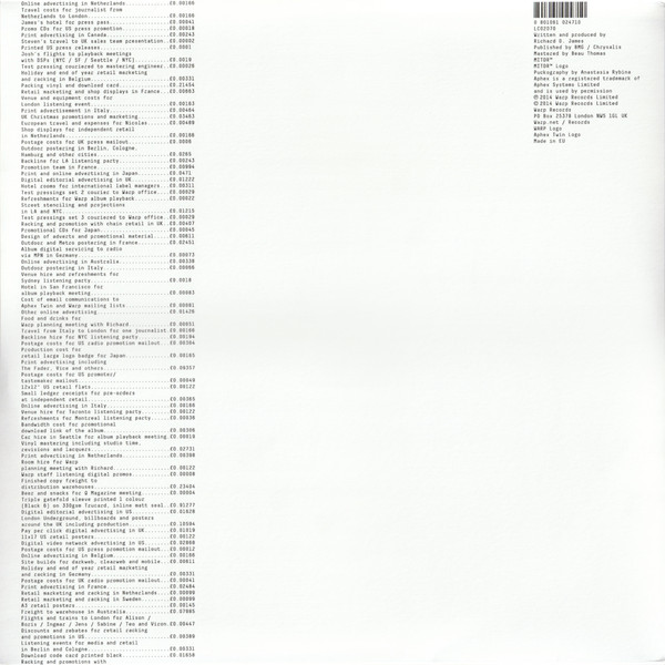 Aphex Twin - Syro | Warp Records (WARPLP247) - 2