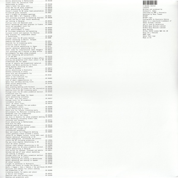 Aphex Twin - Syro | Warp Records (WARPLP247) - 3