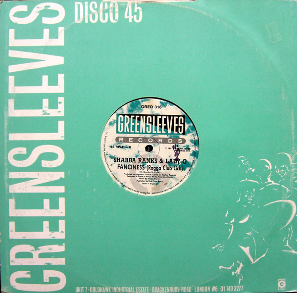 Shabba Ranks & Lady G - Fanciness | Greensleeves Records (GRED 316) - 4 Shabba Ranks & Lady G - Fanciness | Greensleeves Records (GRED 316) - 4