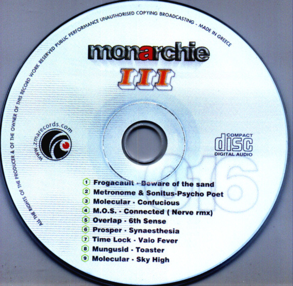 Various - Monarchie III | Zillion Mental Anarchie Records (zmacd016) - 3