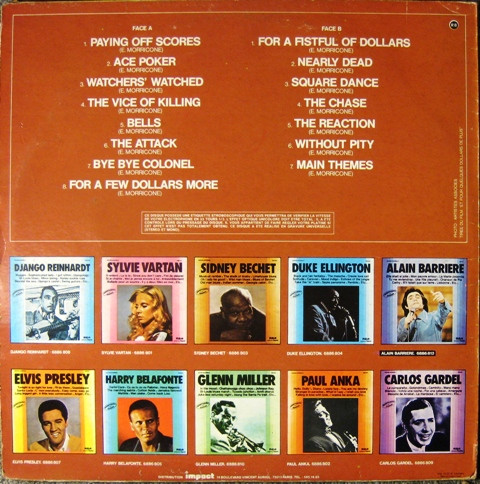 Ennio Morricone - (Bande Originale Des Films) Pour Une Poignee De Dollars  (et) Et Pour Quelques Dollars De Plus | RCA (6886 811) - 2