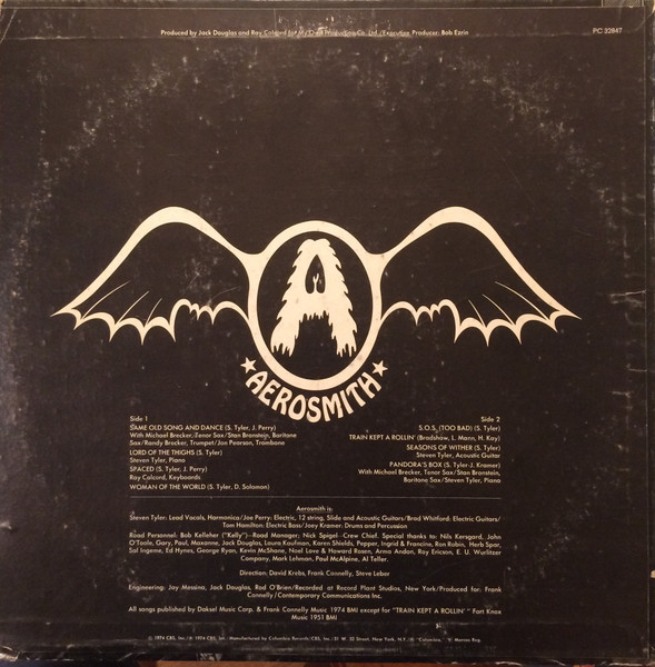 Aerosmith - Get Your Wings | Columbia (PC 32847) - 2