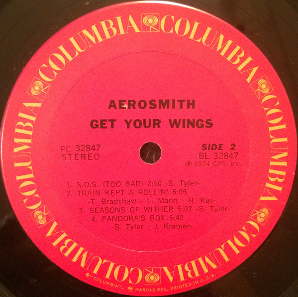 Aerosmith - Get Your Wings | Columbia (PC 32847) - 4
