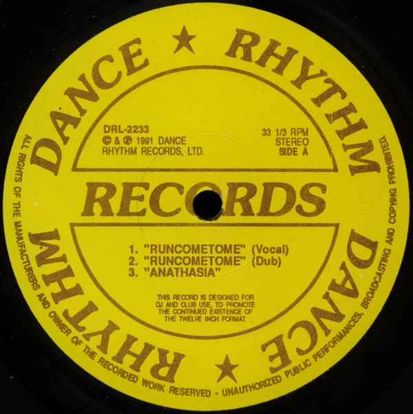 Various - Runcometome / Anathasia / Ways To Love | Dance Rhythm Records (DRL-2233) - main
