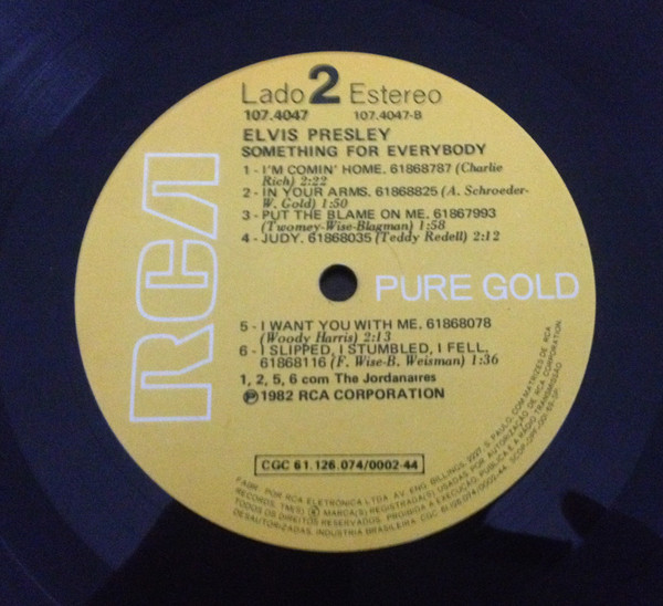 Elvis Presley - Something For Everybody | RCA (107.4047) - 4
