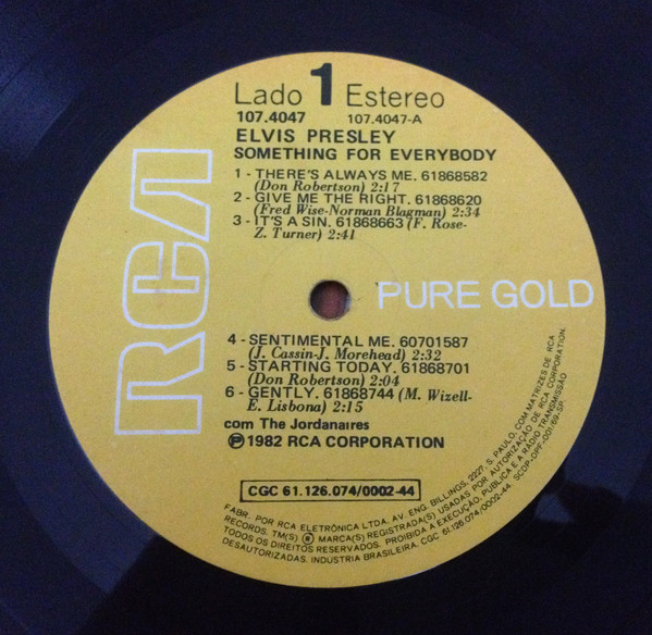 Elvis Presley - Something For Everybody | RCA (107.4047) - 3