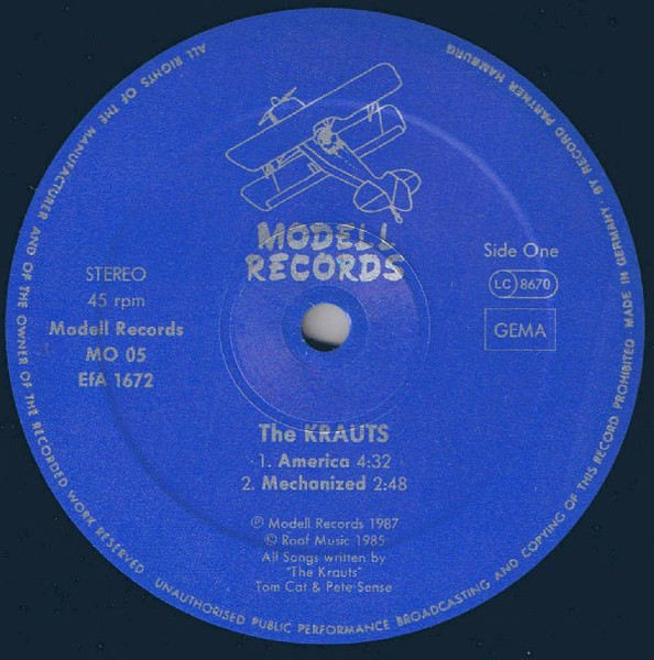The Krauts - America | Modell Records (MO 05) - 3