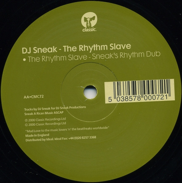 DJ Sneak - The Rhythm Slave | Classic (CMC72) - 3