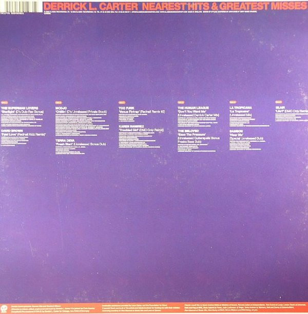 Derrick Carter - Nearest Hits & Greatest Misses | Classic (CMCLP108) - 2 Derrick Carter - Nearest Hits & Greatest Misses | Classic (CMCLP108) - 2