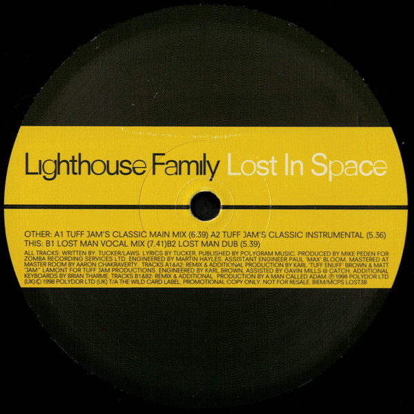 Lighthouse Family - Lost In Space | Polydor (LOST 3)