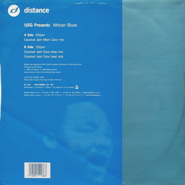 Urban Sound Gallery Presents African Blues - Coconut Jam | Distance (Di1136) - 3