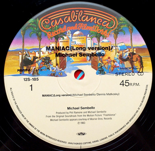 Michael Sembello - Maniac | Casablanca (12S-185)