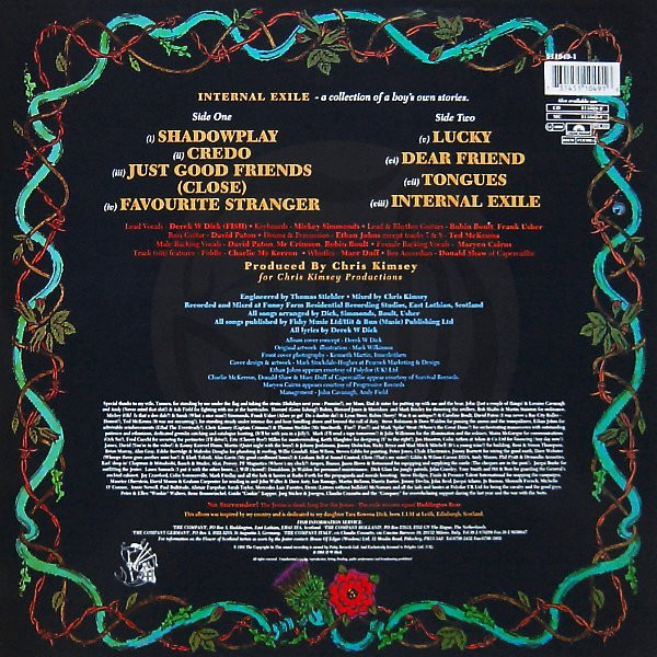 Fish - Internal Exile | Polydor (511049-1) - 2