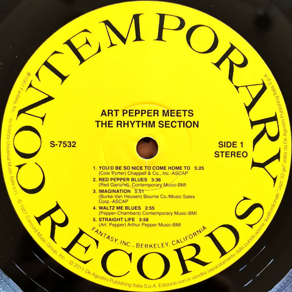 Art Pepper - Art Pepper Meets The Rhythm Section | Contemporary Records (S7532) - 3