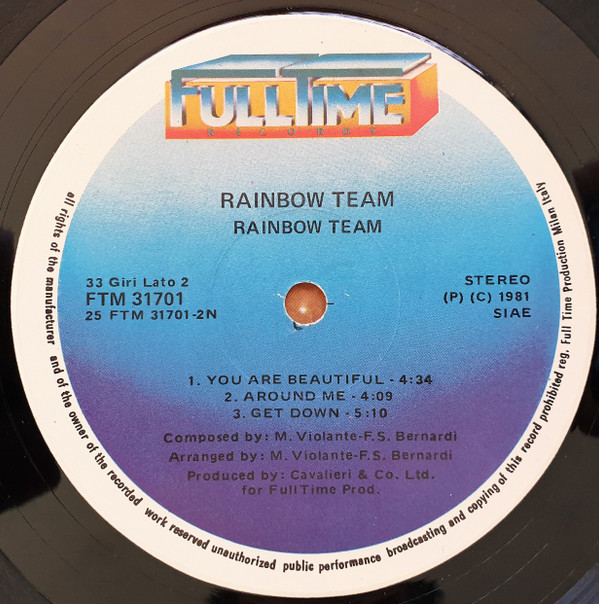 Rainbow Team - Rainbow Team | Full Time Records (FTM 31701) - 3