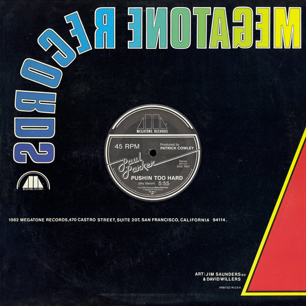 Paul Parker - Right On Target | Megatone Records (MT101) - 4