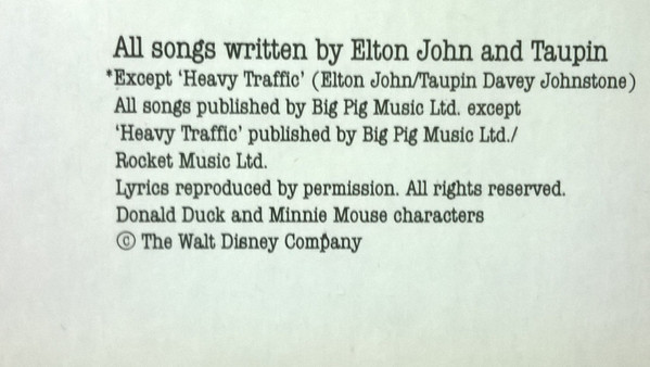 Elton John - Reg Strikes Back | The Rocket Record Company (834 701-1) - 8 Elton John - Reg Strikes Back | The Rocket Record Company (834 701-1) - 8