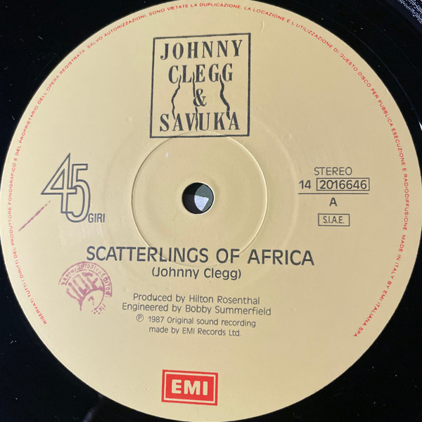 Johnny Clegg & Savuka - Scatterlings Of Africa | EMI (14 2016646) - 3