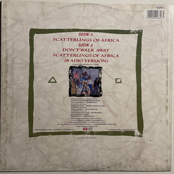 Johnny Clegg & Savuka - Scatterlings Of Africa | EMI (14 2016646) - 2