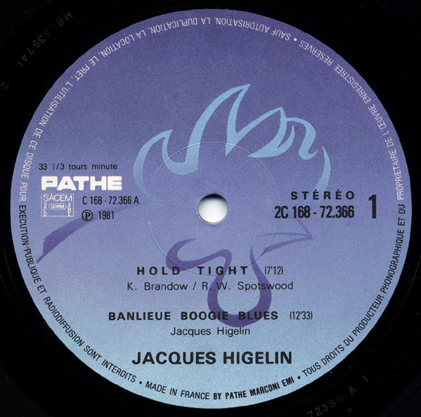 Jacques Higelin - Higelin A Mogador | Pathé (2C 168 72366/67/68) - 3