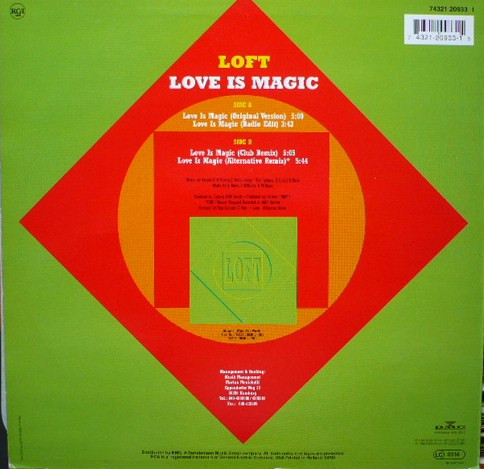 Loft - Love Is Magic Remix | RCA (74321 20933 1) - 2