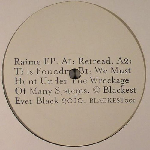 Raime - Raime EP | Blackest Ever Black (BLACKEST001)