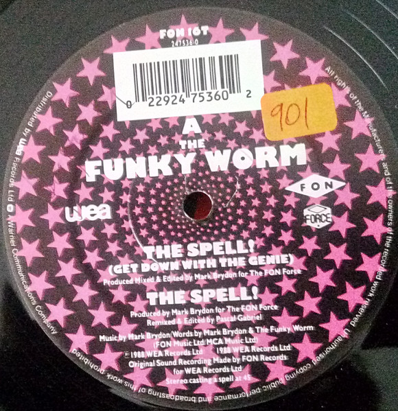 Funky Worm - The Spell! (Get Down With The Genie) | Fon Records (FON 16T) - 3
