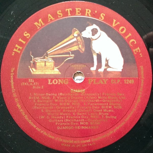 Django Reinhardt - Django | His Master's Voice (CLP 1249) - 4 Django Reinhardt - Django | His Master's Voice (CLP 1249) - 4