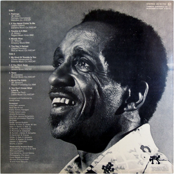 Milt Jackson & Strings - Feelings | Pablo Records (23 10 774) - 2