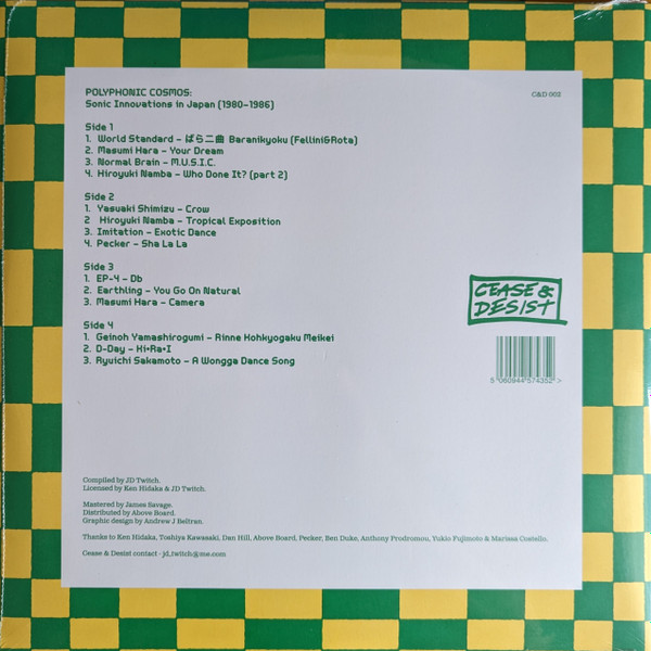 Various - Polyphonic Cosmos: Sonic Innovations In Japan (1980​-​1986) | Cease & Desist (C&D 002)