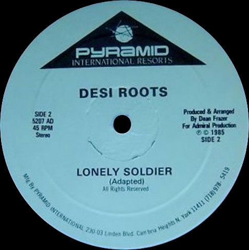 Jahmenia / Desi Roots - Bad Reggae Jammer / Lonely Soldier | Pyramid International Resorts (5207-AD) - 3 Jahmenia / Desi Roots - Bad Reggae Jammer / Lonely Soldier | Pyramid International Resorts (5207-AD) - 3