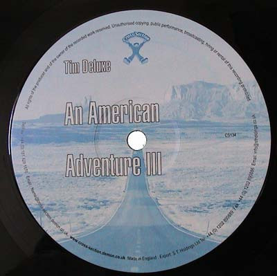Tim Deluxe - An American Adventure III | Cross Section Records (CS134) - 2 Tim Deluxe - An American Adventure III | Cross Section Records (CS134) - 2