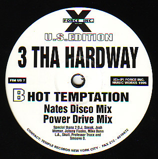 3 Tha Hardway - Hot Temptation | Force Inc. Music Works U.S.Edition (FIM US 7) - 2