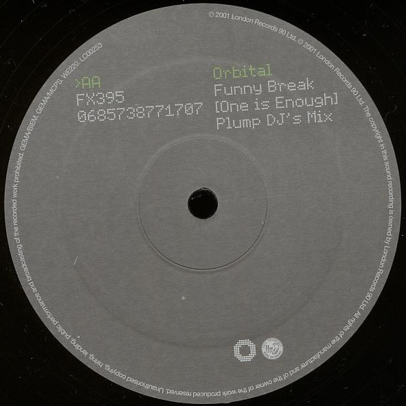Orbital - Funny Break (One Is Enough) | FFRR (FX395) - 4