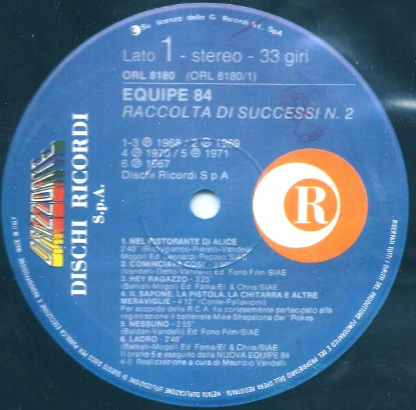 Equipe 84 - Raccolta Di Successi N. 2 | Ricordi (ORL 8180) - 3 Equipe 84 - Raccolta Di Successi N. 2 | Ricordi (ORL 8180) - 3