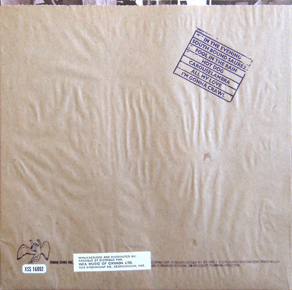 Led Zeppelin - In Through The Out Door [Vinyl] | Swan Song (XSS 16002) - 4