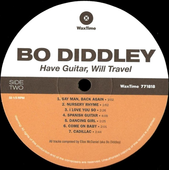 Bo Diddley - Have Guitar, Will Travel | WaxTime (771818) - 4