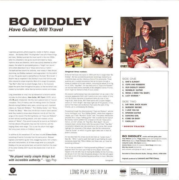 Bo Diddley - Have Guitar, Will Travel | WaxTime (771818) - 2