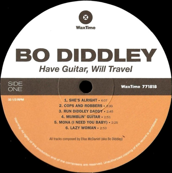 Bo Diddley - Have Guitar, Will Travel | WaxTime (771818) - 3