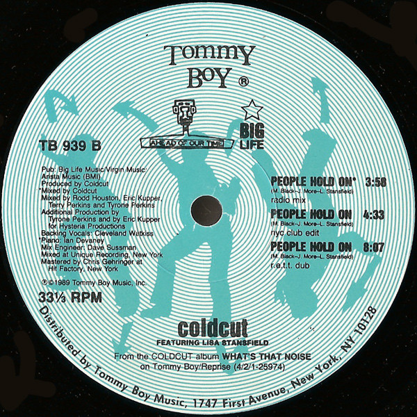 Coldcut Featuring Lisa Stansfield - People Hold On - The Remixes | Tommy Boy (TB 939) - 4