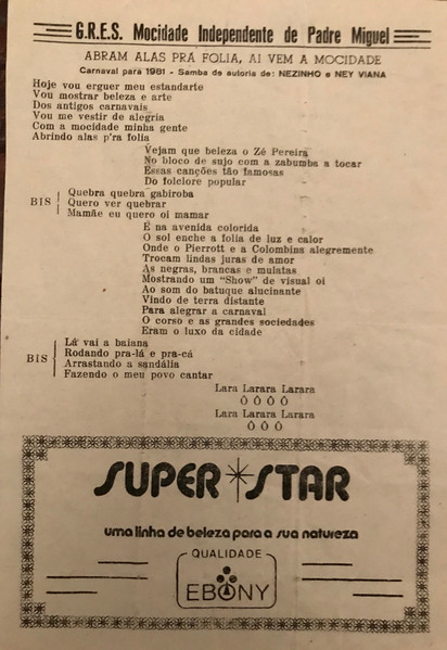 Various - Sambas-De-Enredo Das Escolas De Samba Do Grupo 1A - Carnaval 81 | Top Tape (503.6012) - 3